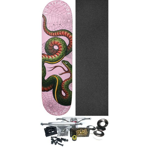 Deathwish Skateboards Taylor Kirby Spirit Animal Skateboard Deck - 8.47" x 31.75" - Complete Skateboard Bundle